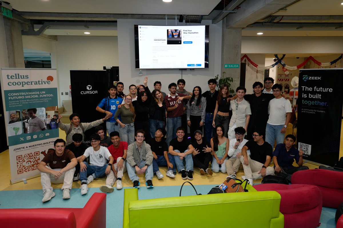 TellusCoop's tweet photo. 🇨🇷 From Costa Rica, we’re building too

Find Your Way Hackathon: Costa Rica was an incredible gathering of builders, students and community members coming together to learn, connect and start building on Stellar. 🧭⚡

Together with @ZEEK_CR  × @telluscoop x @StellarPassport