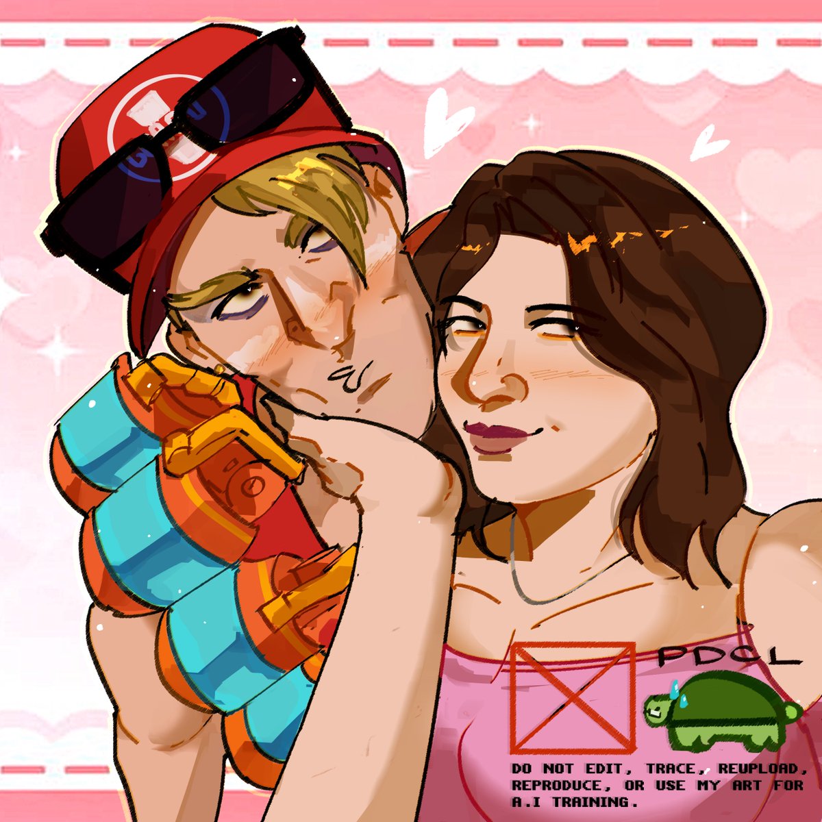 jeanyweaver's tweet photo. TYSM @AlexPDCL for the cutest junkrat art ever, if you're interested in yumeship commissions please check out their vgen!! I'm sooo happy I'm giggling and kicking my feet 🥹💕 https://t.co/IWnaVthTJi