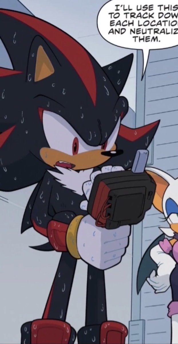 nightykoneko's tweet photo. remember when in the comics for a while shadow was just constantly wet??
i do 😌 https://t.co/JOKDiZB6dc