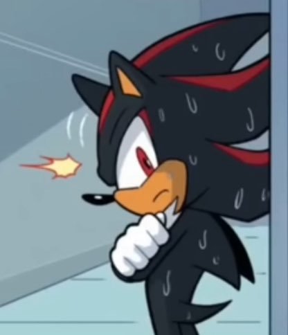 nightykoneko's tweet photo. remember when in the comics for a while shadow was just constantly wet??
i do 😌 https://t.co/JOKDiZB6dc