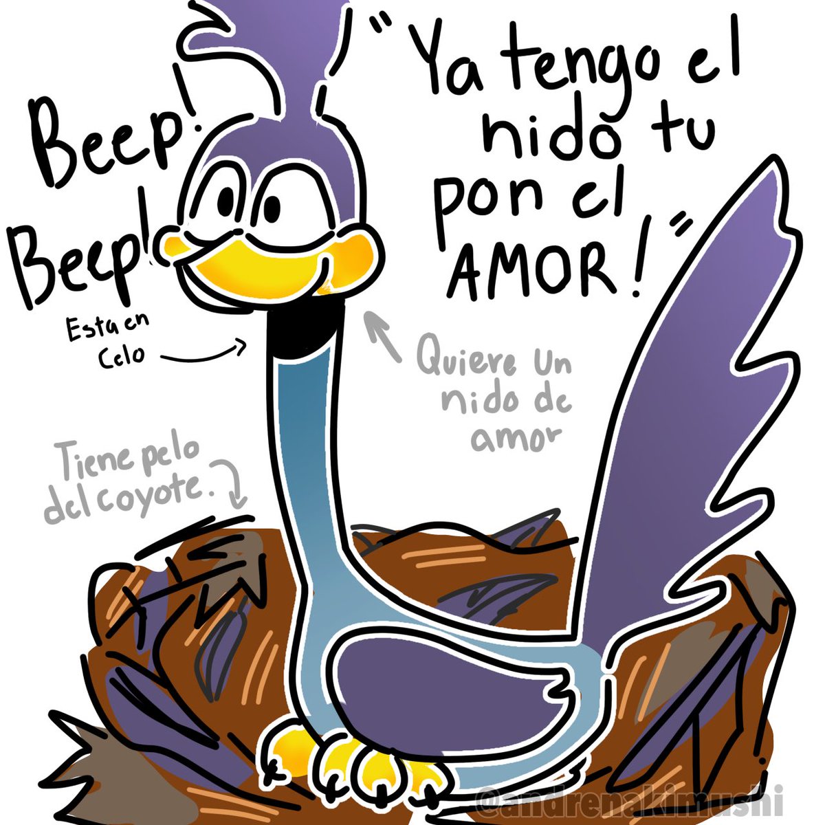 AHernande265099's tweet photo. Yo estoy 100% segura que el correcaminos le roba el pelaje al coyote🥹
#coyotevsacme #wileroad #wilerunner #roadrunner #wile_e_coyote https://t.co/hHs0GCpfey