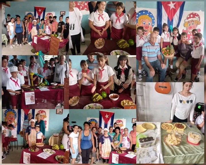 MaiviPrez's tweet photo. Sabor Tradicional: Encuentro de Generaciones, se desarrolló un concurso de platos típicos cubanos dedicado a nuestros adultos mayores en su jornada de homenaje.  #SanctiSpíritusEnMarcha #CabaiguánEduca #CubaMined https://t.co/lJWe1FIIrZ