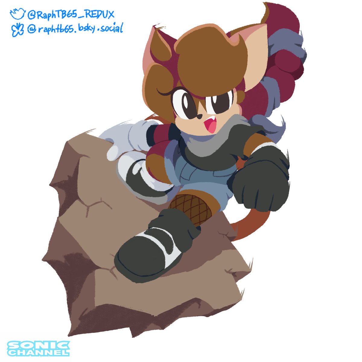 RaphTB65_REDUX's tweet photo. Today marks the 6th Anniversary of the day Gemma was brought into #SRB2 for the first time. Here's a Yui Karasuno-inspired art piece to to commemorate!

#SonicOC https://t.co/npGnnnfp1x