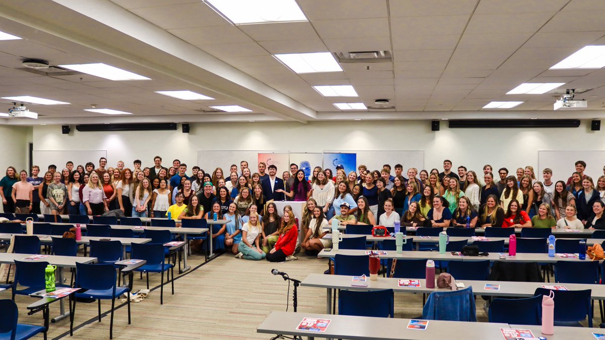 TPUSA_LU's tweet photo. We had an amazing event with @Realalexclark! Thank you to everyone who showed up and made this possible! https://t.co/kTNt0oyHUM