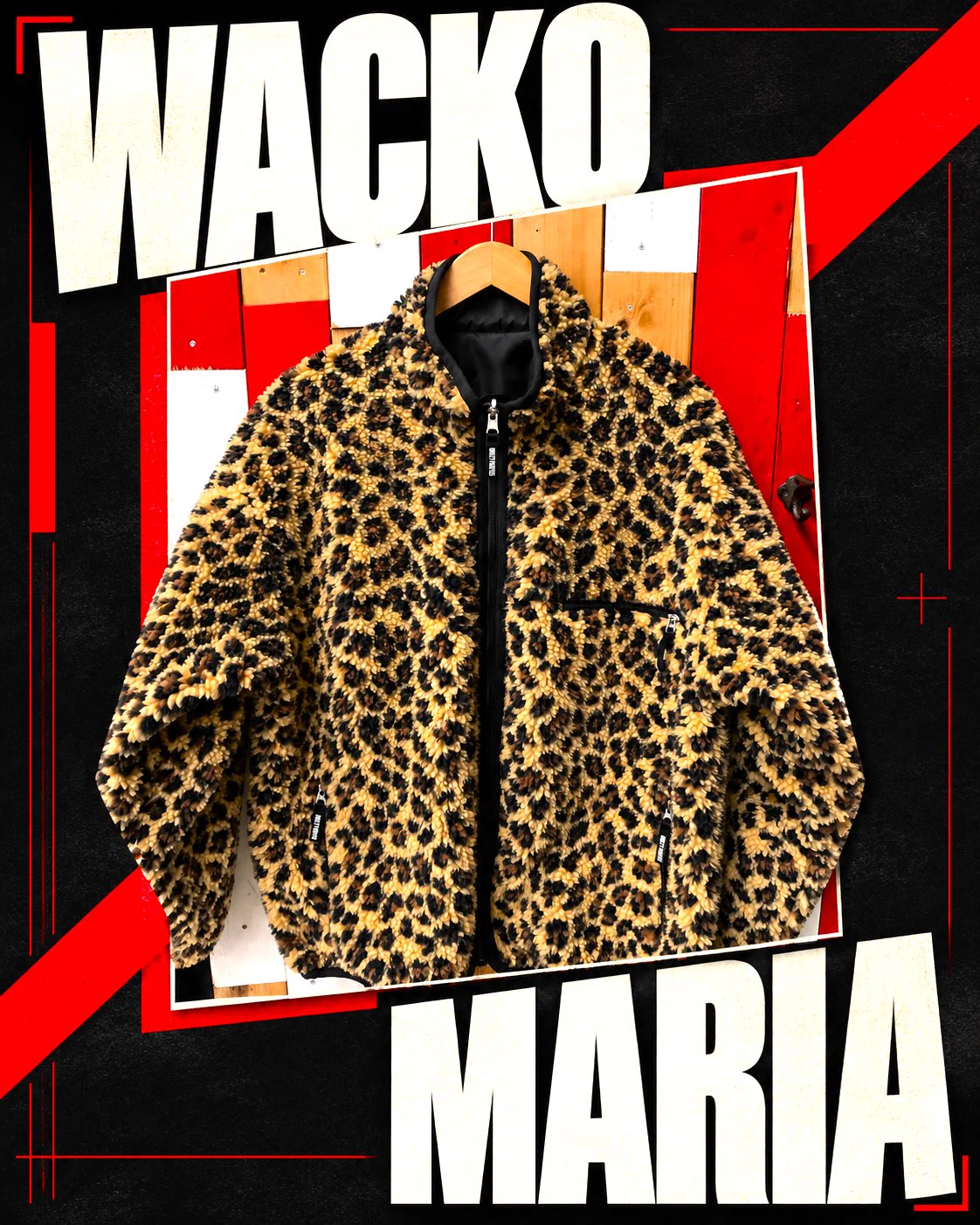 WACKO MARIA レオパード切替 ジップアップ ブルゾン値引き可 マンガ倉庫山口店Official on X: 