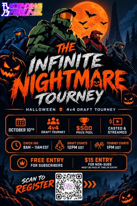 AscendBaseline's tweet photo. HALO! MONEY! TOURNAMENT! DRAFT!

Some of the world's best things all in one spot...sign-ups are ongoing! 

#halo #infinite #money #tournament #draft #gaming https://t.co/NaRsIO6vvf