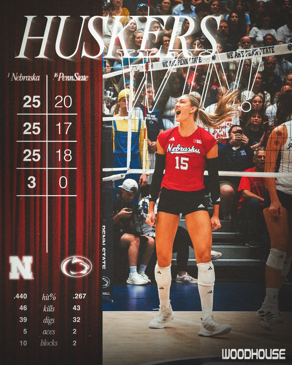 HuskerVB's tweet photo. Stadium pulse: silenced 🤐 https://t.co/oGApKqPsty