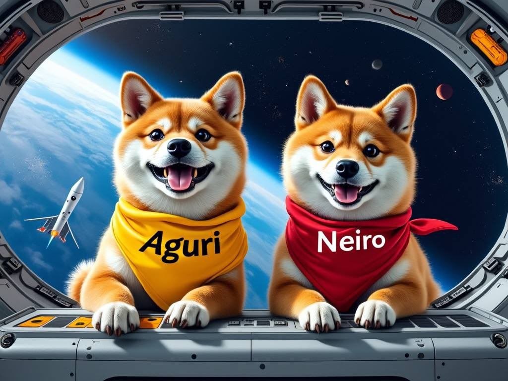 aguricto's tweet photo. Day 4️⃣8️⃣2️⃣ -- Two friends and a window with the whole planet in it. #Neiro https://t.co/hueEhK4iJ8