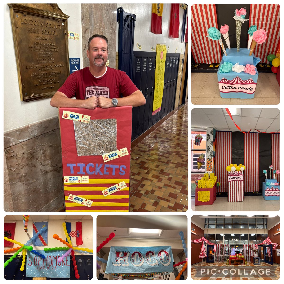 LCHS1954's tweet photo. The energy at LCHS has been amazing-from the incredible hallway decorations to yesterday’s Homecoming Parade and Carnival. Our Captains showed up with creativity, school spirit, and so much pride in their school and community! 💛💙@LCPSOfficial @LchsPtsa https://t.co/I8PeXqufg7