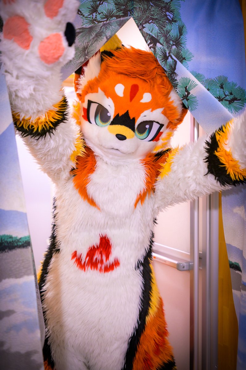 mofumofuseikuu's tweet photo. ばぁ〜！！👻
#FursuitFriday
#furmony
#鸿萌造物 https://t.co/a9uQR5d5tM