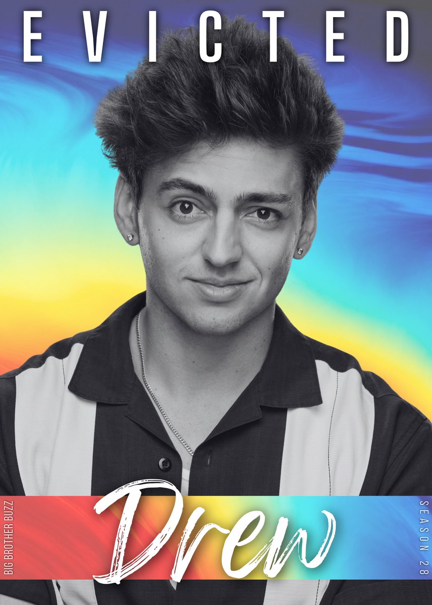 BBigBrotherBuzz's tweet photo. 🚨DREW HAS BEEN EVICTED FROM THE BIG BROTHER HOUSE AND FINISHES IN 3RD PLACE. #BB28 #BigBrother #BigBrotherBuzz https://t.co/Ll1OIMe1iH