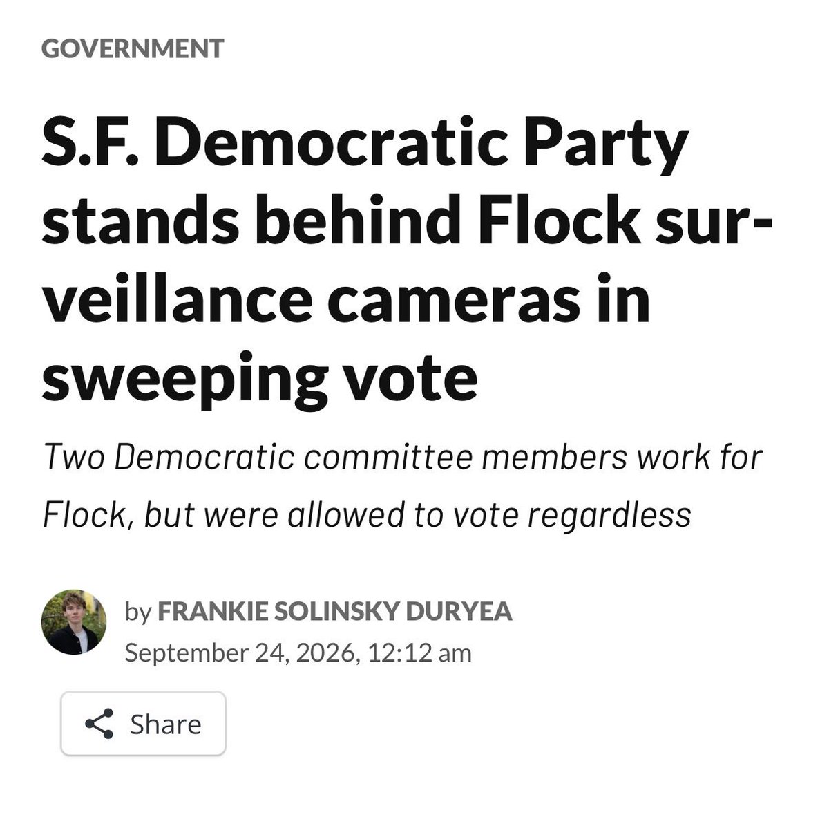 irockgnomes's tweet photo. The @SFDemocrats (DCCC) is corrupt and does nothing except try to increase surveillance on San Franciscans and brush sexual assault claims under the rug in the name of consolidating their wealth and power. 

These headlines are just from the last six weeks! https://t.co/TJIpGkxWmW