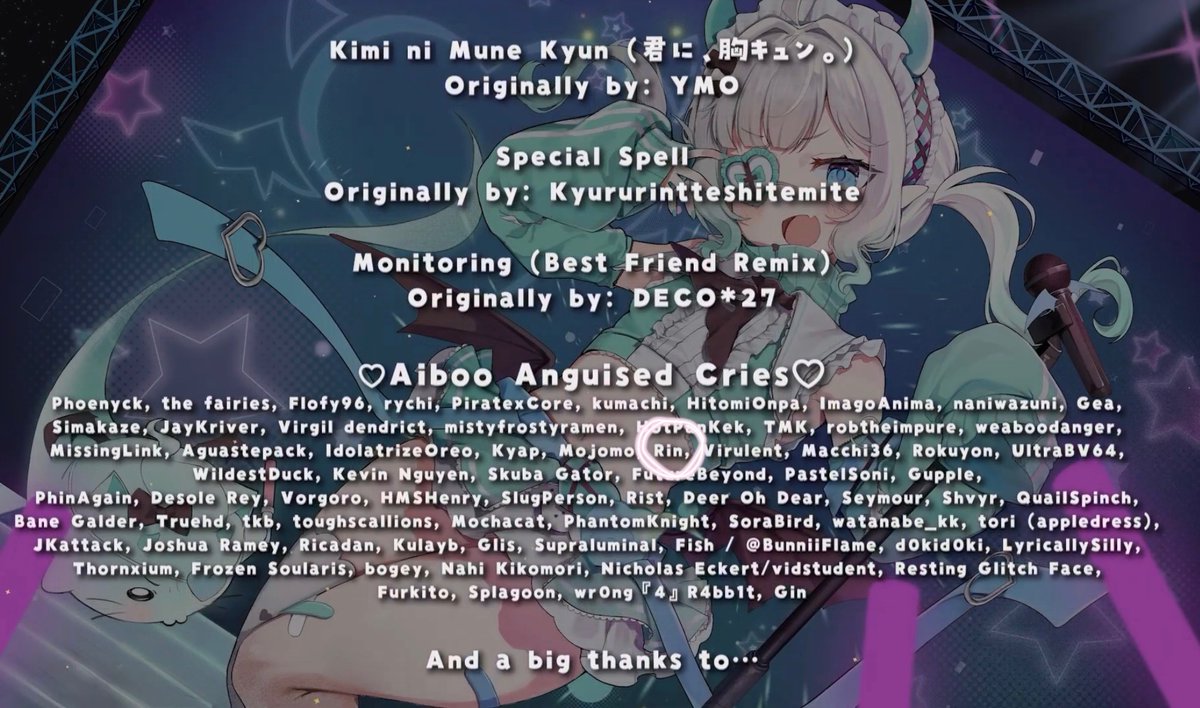 rinn__0606's tweet photo. I was in the end credits!!! https://t.co/3oUnv24pJ5