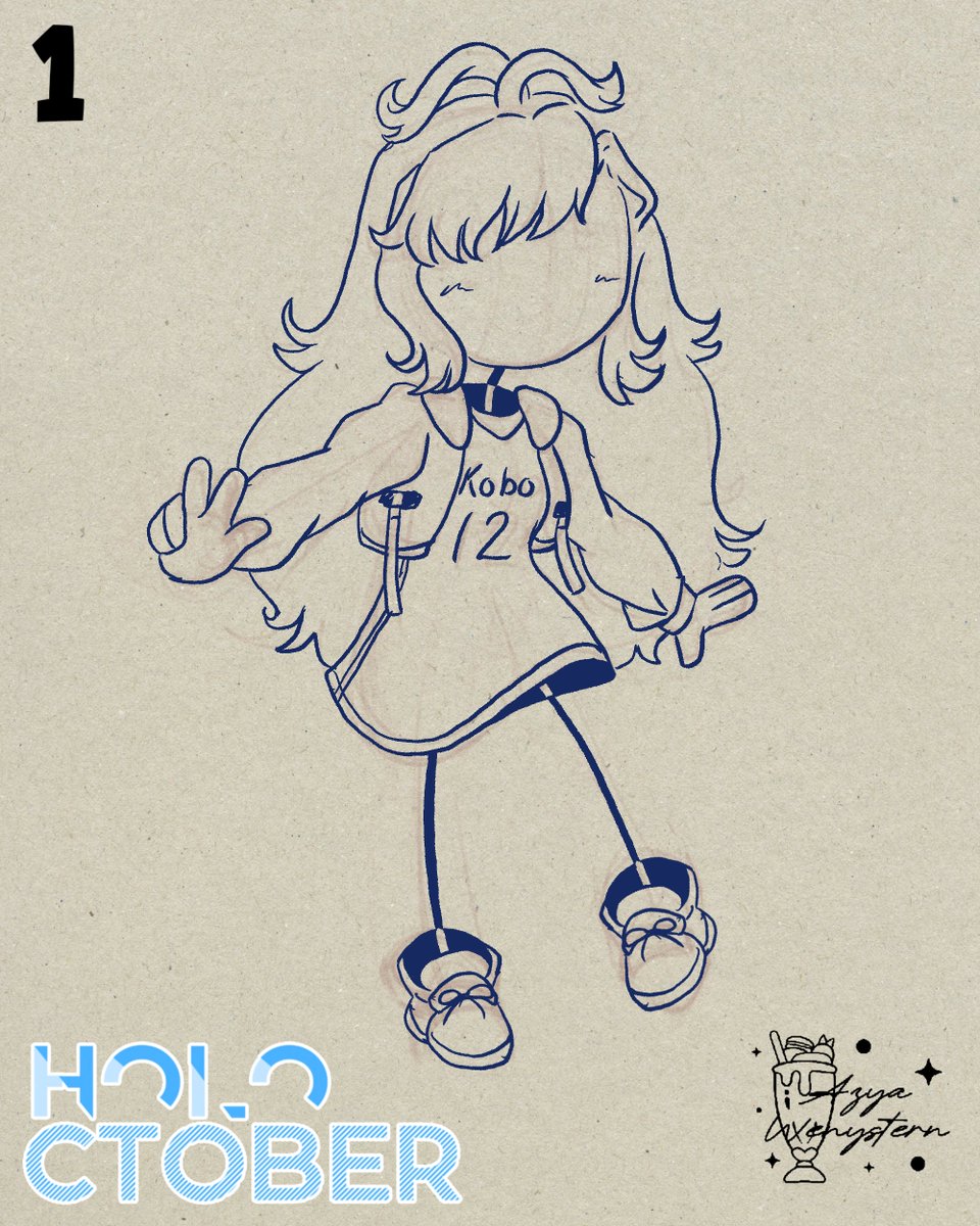 wenystern's tweet photo. Day 1, and is kobo

#AeruSeni #holoctober #kobokanaeru https://t.co/nmK9FcRolH