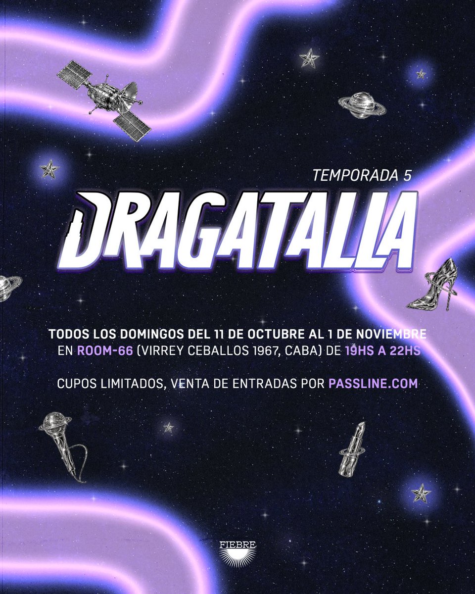 dragatalla's tweet photo. ¡LLEGÓ EL DÍA! ✨

¡El Planeta Dragatalla esta mega habitado y ahora por fin ya es momento de aterrizar! 🚀 A partir de hoy se encuentran a la venta por Passline las entradas para TODAS las fechas de la Dragatalla 🪐 

📎 ¡ENTRADAS EN BIO! CAPACIDAD LIMITADA https://t.co/WuXw6JruvW