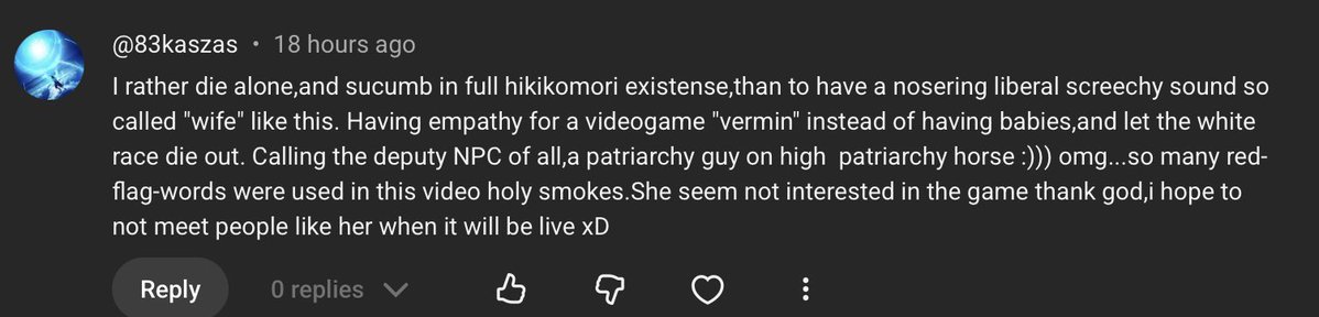 vae_oce's tweet photo. “Having empathy for videogame vermin instead of having babies” is WILD https://t.co/ldTlfEwAWM