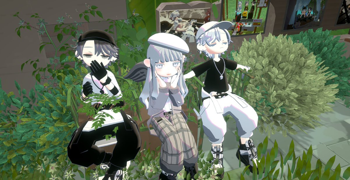 s__aonagi's tweet photo. ユメさんから昨日のお部屋いただいたので作った三人で撮影会📸 https://t.co/tux4DTRIzd