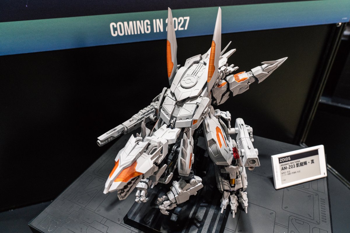 zoids_official's tweet photo. ━━━━━━━━━━━━━━━━━

鋼鉄機神/ADAMAS MACHINA SERIES

AM-Z03 凱龍輝・真

第64回全日本模型ホビーショーにて
展示中

━━━━━━━━━━━━━━━━━ https://t.co/Domn5te45V