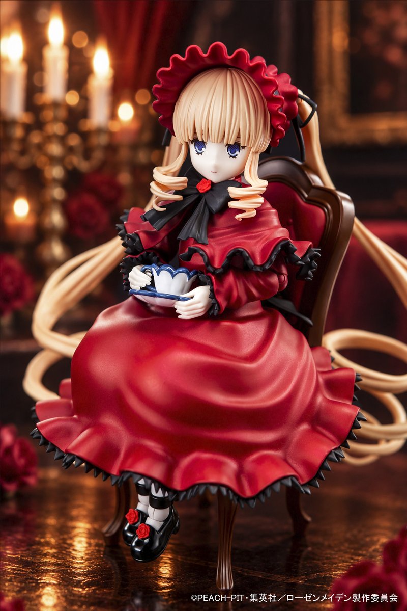 annulus_toy's tweet photo. 🌹【商品化決定！】🌹

『ローゼンメイデン』より
第5ドール「真紅」が可動プラスチックモデルキットで登場！

特徴的なドレスや長く美しいツインテールなど、真紅の優雅な姿を立体化。
可動モデルならではのさまざまなポージングをお楽しみいただけます。

さらに、瞳の立体感を楽しめる
「アクリルドールアイ」同梱限定版もラインナップ！

「第64回 全日本模型ホビーショー2026」
グッドスマイルカンパニーブースにてデコレーションマスターを展示中！

■予約ご案内期間：10/16～11/12
■発売予定：2027年春
■全高：約130mm
■通常版：6,930円（税込）
■アクリルドールアイ同梱限定版：7,480円（税込）

ぜひ会場でご覧ください！

#ローゼンメイデン #真紅 #アニュラス #プラモデル #全日本模型ホビーショー2026