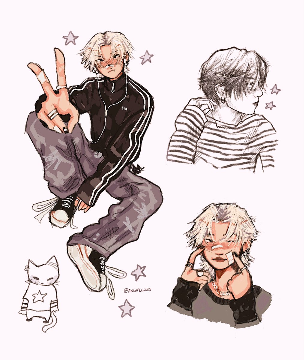 angiflxwies's tweet photo. yuma sketches 🐈‍⬛

#andteam #yuma #fanart https://t.co/NwpJoJYFmT