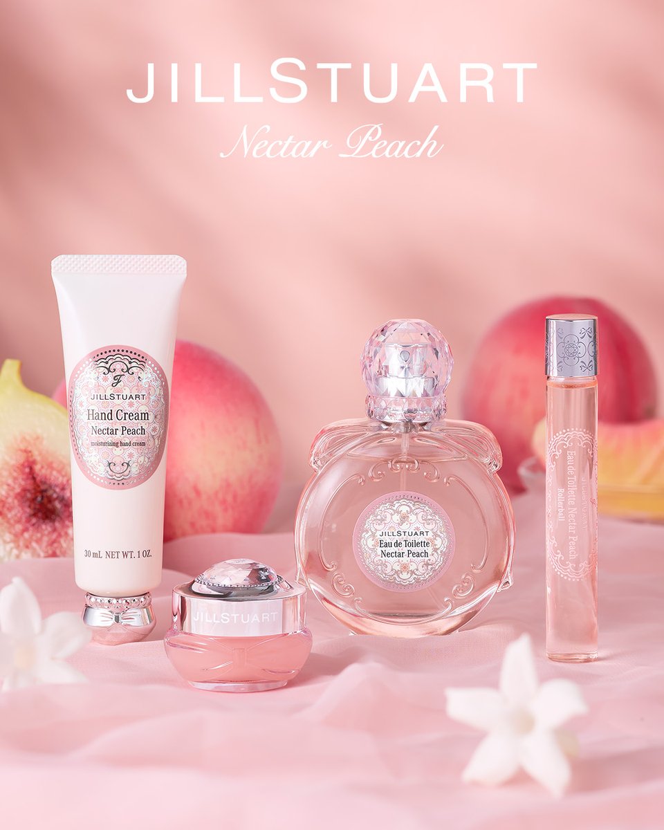 JILL_Beauty_jp's tweet photo. 🍑 本日 10月2日(金)より発売 🍑

一日の終わり、
心をふわりとゆるめてくれるのは
とろけるほどに甘く熟れたピーチの香り🤍

眠りにつく前のひとときを、
うっとりするような至福の時間に変えて。 https://t.co/CIBDPG1Thg