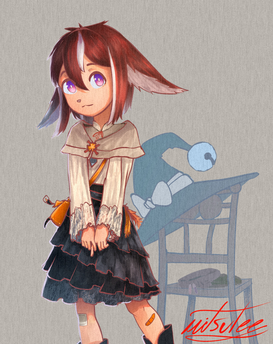 mitsutee's tweet photo. Today I started the #vgtober this time using the character I created Linette, I wont be doing drawings this elaborated every day but I will be doing this. this year for shure. #vgtober26 #vgtober2026 #inktober2026 #digitalart #oc https://t.co/vc2kdIzolQ