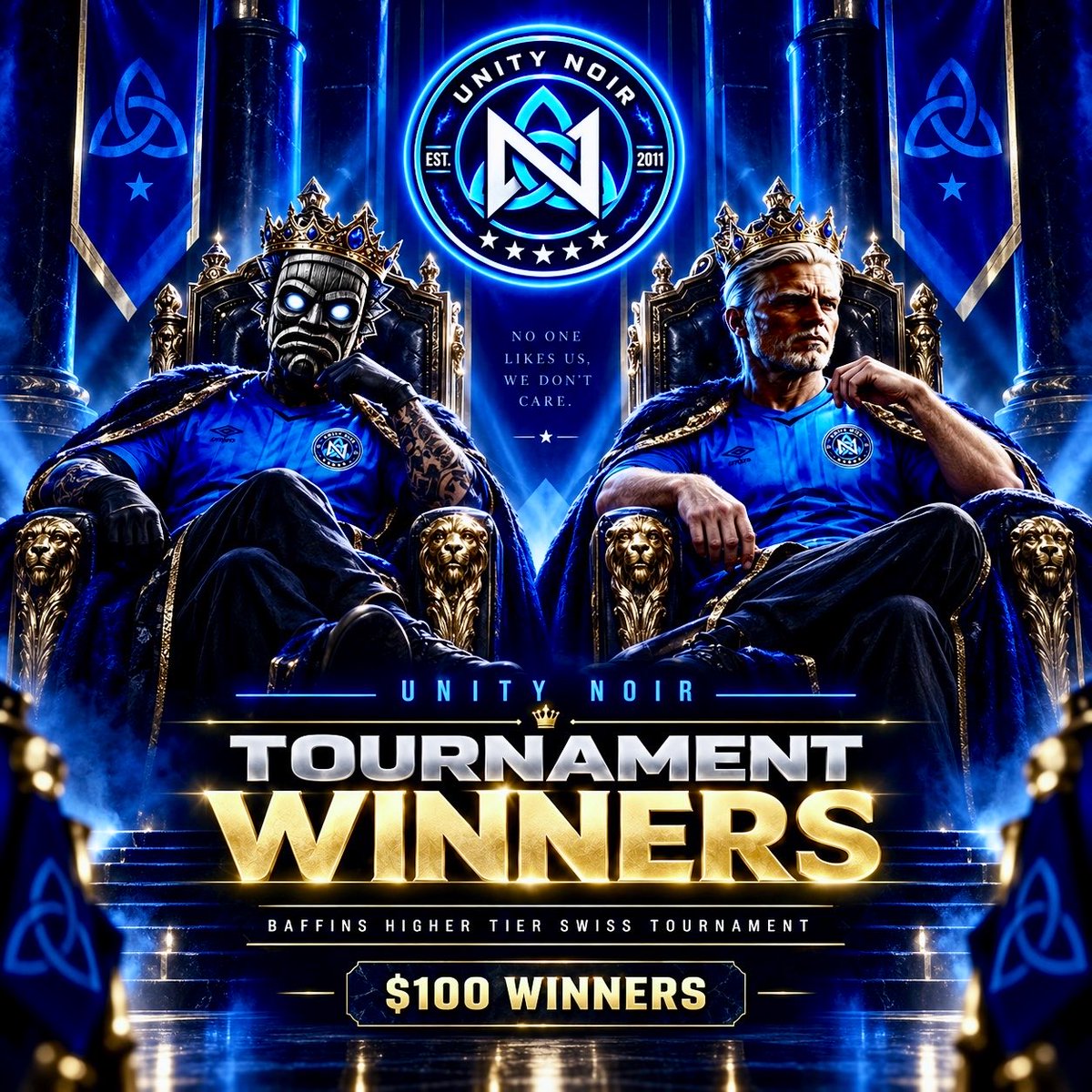 TheOfficialNOIR's tweet photo. The success continues for NOIR! 🏆

@UnityNoir win tonight’s Baffins Higher Tier Tournament, taking home the trophy and $100. https://t.co/Yd3hrA6BR0