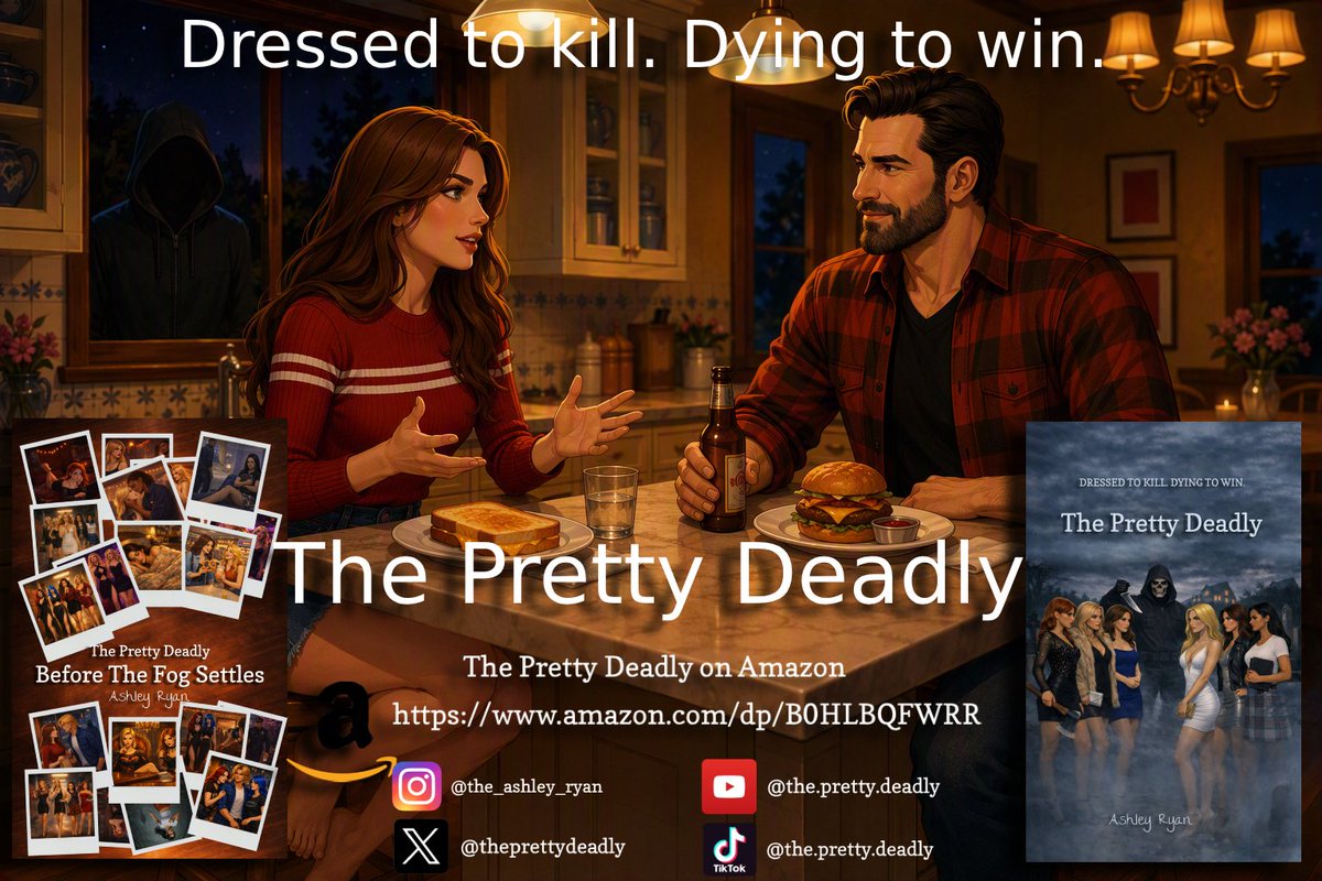 theprettydeadly's tweet photo. Spend Spooky Season with The Pretty Deadly.

Taylor didn't believe in love at first sight. Then Nate walked in. But in Shadows Falls, even a fated love story can't escape the dark secrets lurking right outside the window.

#ThrillerBooks 
#October
#Halloween2026
#SpookySeason https://t.co/vEG5ird9JH