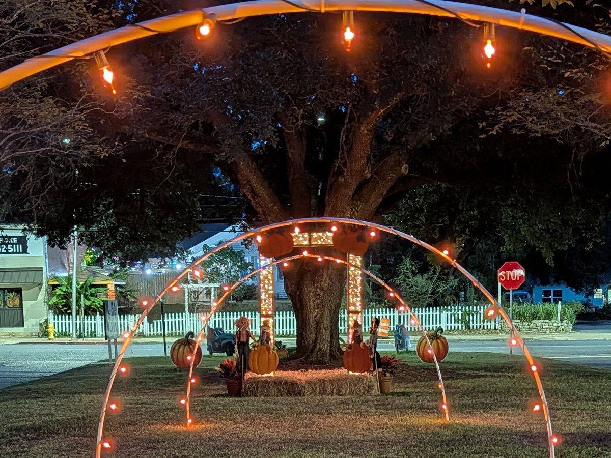 COPinevillela's tweet photo. 🍂📸 Fall photo alert, Pineville! 🍂

Downtown is all dressed up for fall! Come take your pictures in our fall picture frame and stroll through the tunnel of lights on Hospital Boulevard. 🎃✨

Bring the family, strike a pose, and tag us in your photos — we want to see them! Free and glowing every evening.

#PinevilleLA #FallInPineville #DowntownPineville #PinevilleProud