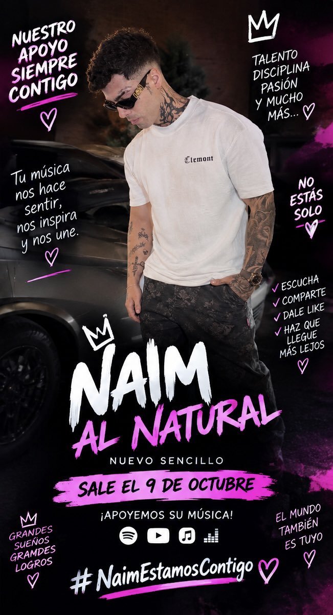 gaby160315's tweet photo. @lunapao838 Felices de verte siempre #NaimDarrechi con tu esencia única e incomparable.
#NaimEstamosContigo https://t.co/CQ9Uz1jrAz