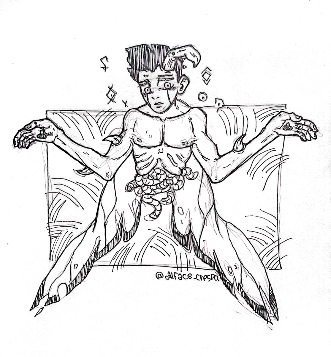 Alface_crespo's tweet photo. 1-angel of punishment 

#goretober2026 #gore https://t.co/9UxTk97aGf