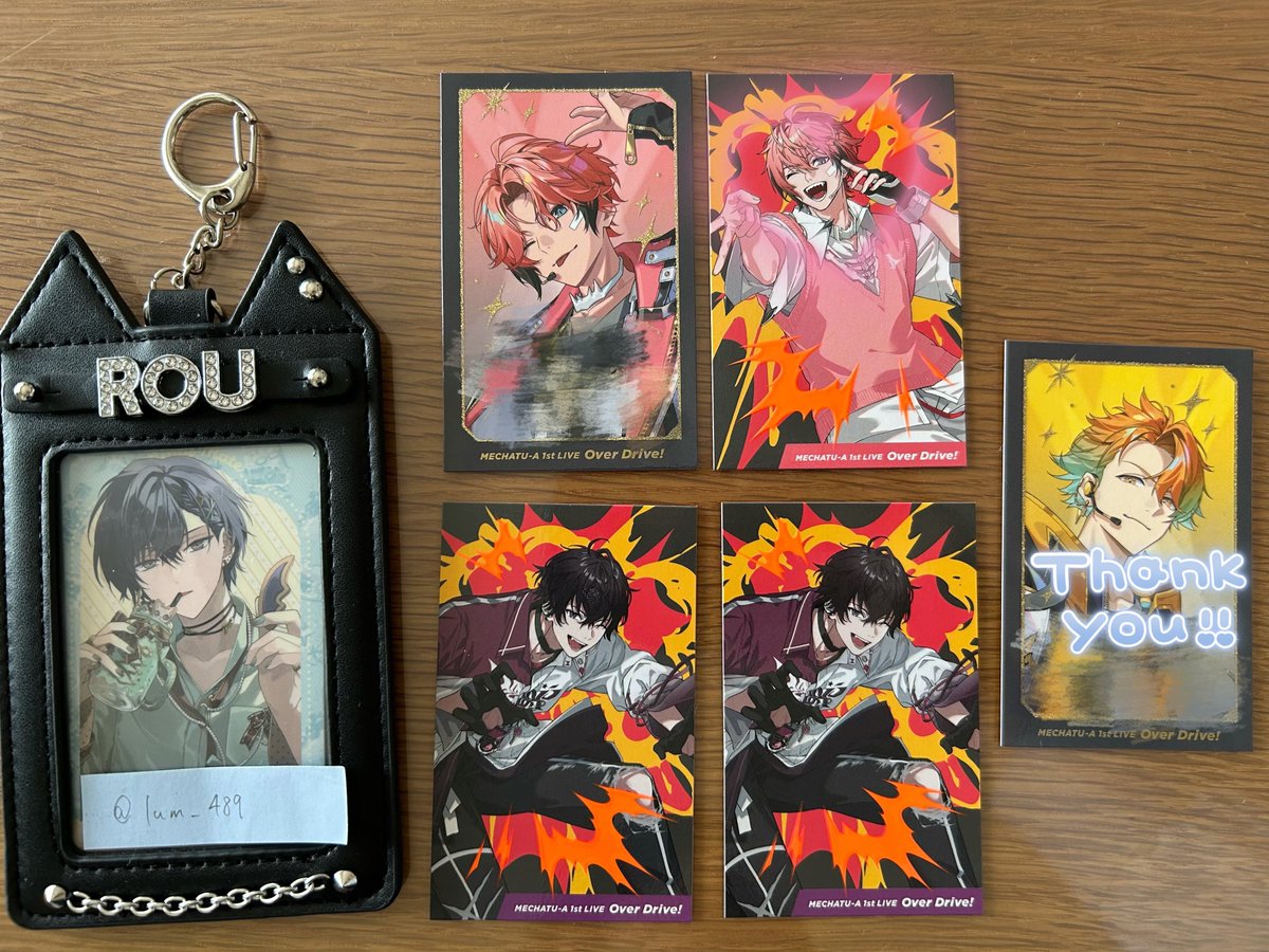 lum_489's tweet photo. 《交換》
【MECHATU-A 1st LIVE】ランダムカード 【MECHATU-A 1st LIVE "Over Drive!"】

譲￤画像1枚目
求￤画像2枚目

郵送のみでのお取引希望です。
検索からでもお気軽にお声がけ下さい🙇‍♀️ https://t.co/DjwvnXAazL