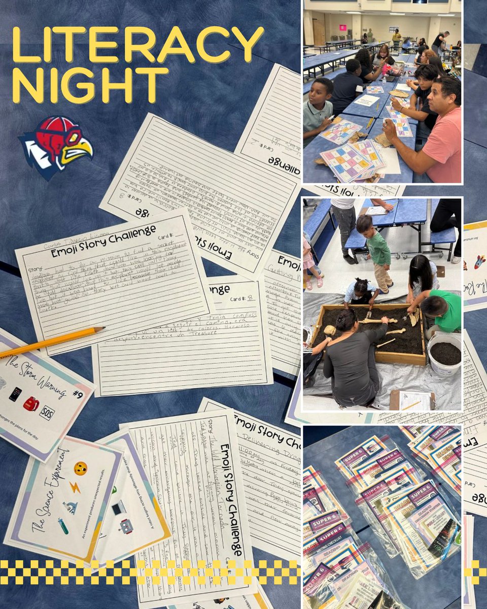PearsonMiddle's tweet photo. Thank you to everyone who came out to our literacy night tonight!! ✏️🦴📝 https://t.co/brovp7dEgU