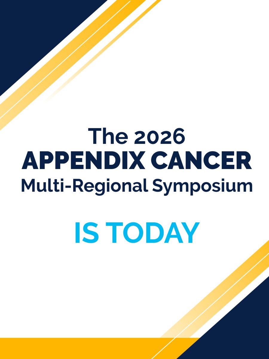 acpmpresearch's tweet photo. The wait is over!

The 2026 Appendix Cancer Multi-Regional Symposium begins today.

📅 Today
💻 Virtual Event
🔗 Join us: https://t.co/trljULxwE1 https://t.co/IdlNa19ILz