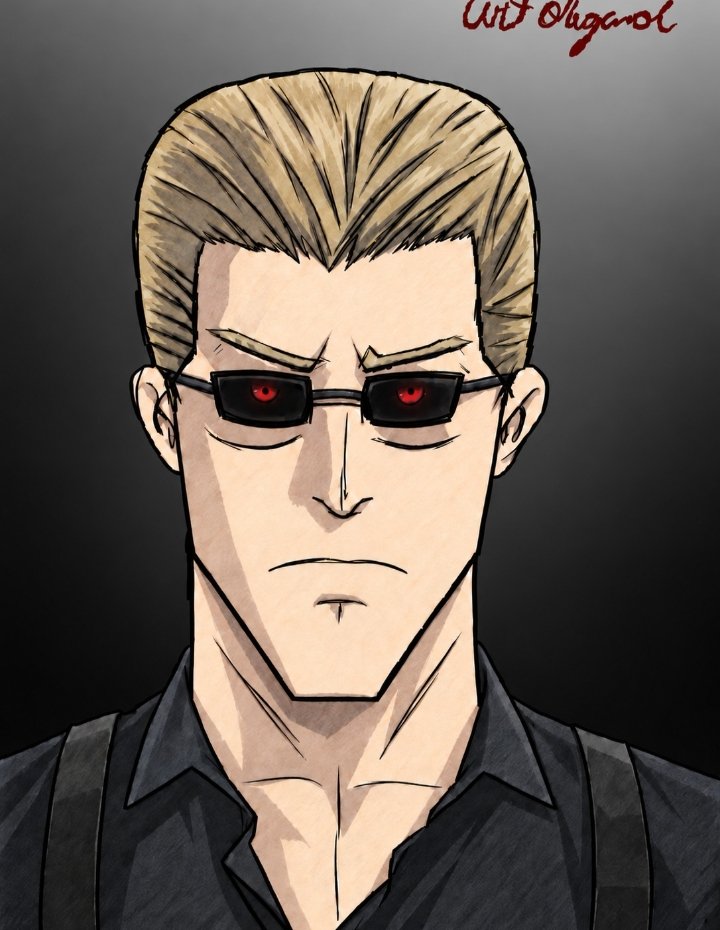 JRicezi's tweet photo. Albert Wesker #art #ResidentEvilㅤ #albertwesker #RE4R #artdigital #fanart #game https://t.co/xNTfA70BoN