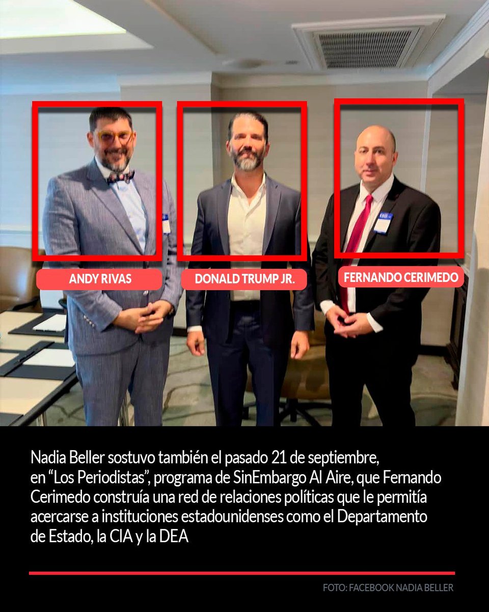 BenjaminNorton's tweet photo. This is absolutely insane! The US government is desperately trying to protect a drug-trafficking network of corrupt right-wing political operatives, election meddlers, and assassins in Latin America.

Bolivia's attorney general was investigating the US asset Fernando Cerimedo, a criminal who hired hitmen to kill his pregnant ex-girlfriend.

Cerimedo oversaw a large scheme of US-sponsored election meddling in Latin America, putting in power right-wing, pro-US politicians by rigging elections, operating countless bots, and spreading mountains of disinformation online.

Cerimedo worked for pretty much all of the right-wing, pro-US leaders in Latin America, and he collaborated very closely with the Trump administration. He was given an award in Mar-a-Lago a few weeks before he was arrested, and was photographed with Donald Trump Jr.

This scandal was all exposed when Cerimedo failed to assassinate his pregnant ex-girlfriend, and was subsequently arrested. She has since revealed a lot of his dirty laundry, with thorough evidence.

Bolivia's attorney general has also been investigating Cerimedo for drug trafficking and money laundering.

So the Trump administration got desperate to silence the Bolivian attorney general. First the US government hit him with sanctions, and now it ordered the corrupt right-wing Bolivian government to arrest him, to stop the investigation into the criminal Cerimedo.

Now, in Kafkaesque fashion, the US government claims he was arrested because of supposed drug trafficking and corruption. But he was the one investigating the drug trafficking and corruption of a powerful US asset!

The US government is the main protector of drug cartels in Latin America.