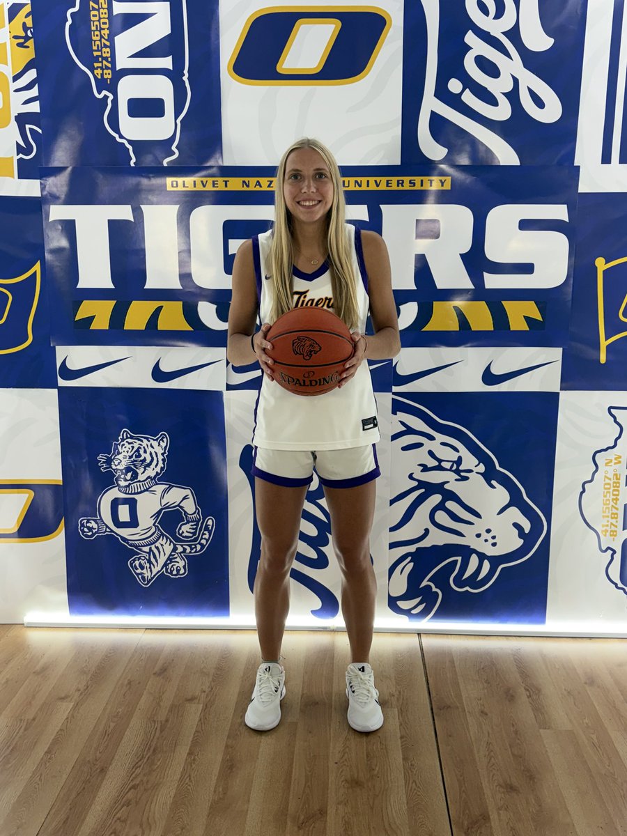 Calliepomrening's tweet photo. After a great phone call and visit with @calebjohnson82 and @etidwell_12 I am very excited and grateful to say I have received an offer to continue my basketball and academic career at Olivet Nazarene University! @ONU_Tigerball https://t.co/Q41bi4cUHF