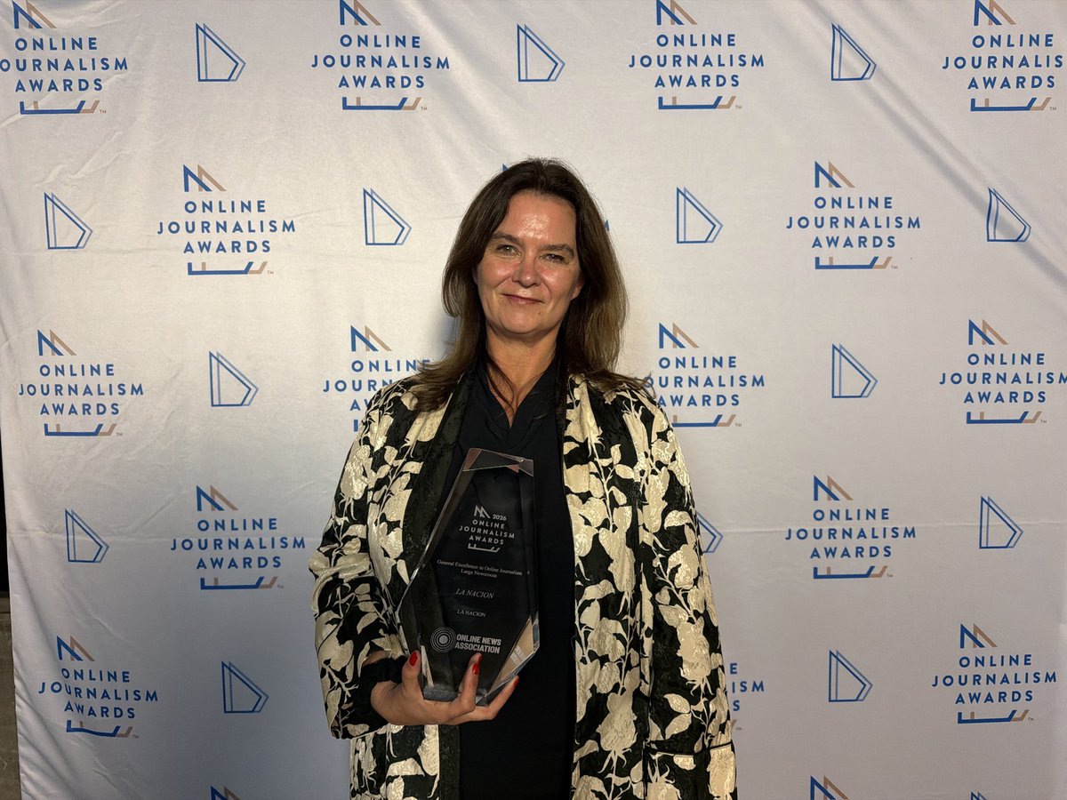 momiperalta's tweet photo. Breaking news! @LANACION @LNCreativa @LNdata @fundlanacion wins #OJA26 @ONA General excellence large https://t.co/Nx9U8IA2BU