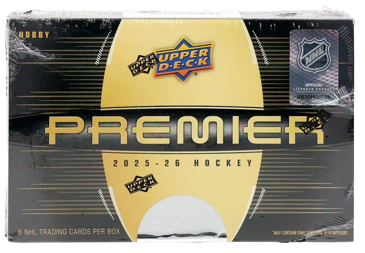 GoGTSLive's tweet photo. We're opening a box of '25-'26 Premier #NHL from @UpperDeckSports RIGHT NOW on The Hobby's Web Show

Join us LIVE RIGHT NOW and YOU can WIN CARDS from our box!

Links to watch &amp; subscribe are in our bio🔍 https://t.co/2bak5yGKRh
