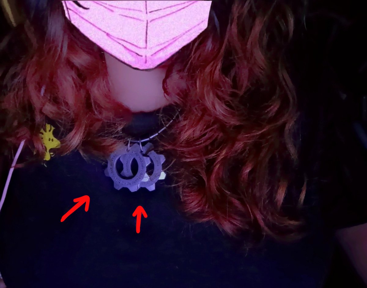 Narakaxi_VT's tweet photo. El accesorio más caro que tendrá su capitana por ahora, Gears hasta donde me vas a llevar, la avaricia de un pirata no se detiene tan fácil 🍊🧡🫪  #vtuber #irl https://t.co/IkVN0r6ZI1