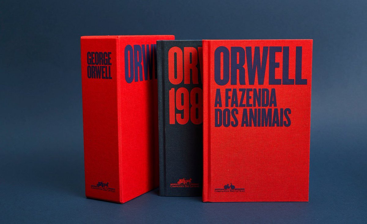 911Literatura's tweet photo. ⚪️  Caixa Orwell: 1984 e A Fazenda dos Animais [EDIÇÃO ESPECIAL]

💰 R$ 88,94 no pix ➜ https://t.co/dNMvp6BpYC

🏷 use o cupom LIVROCIA20

🟧 Promoção por tempo limitado. https://t.co/f2QDkgVIDS