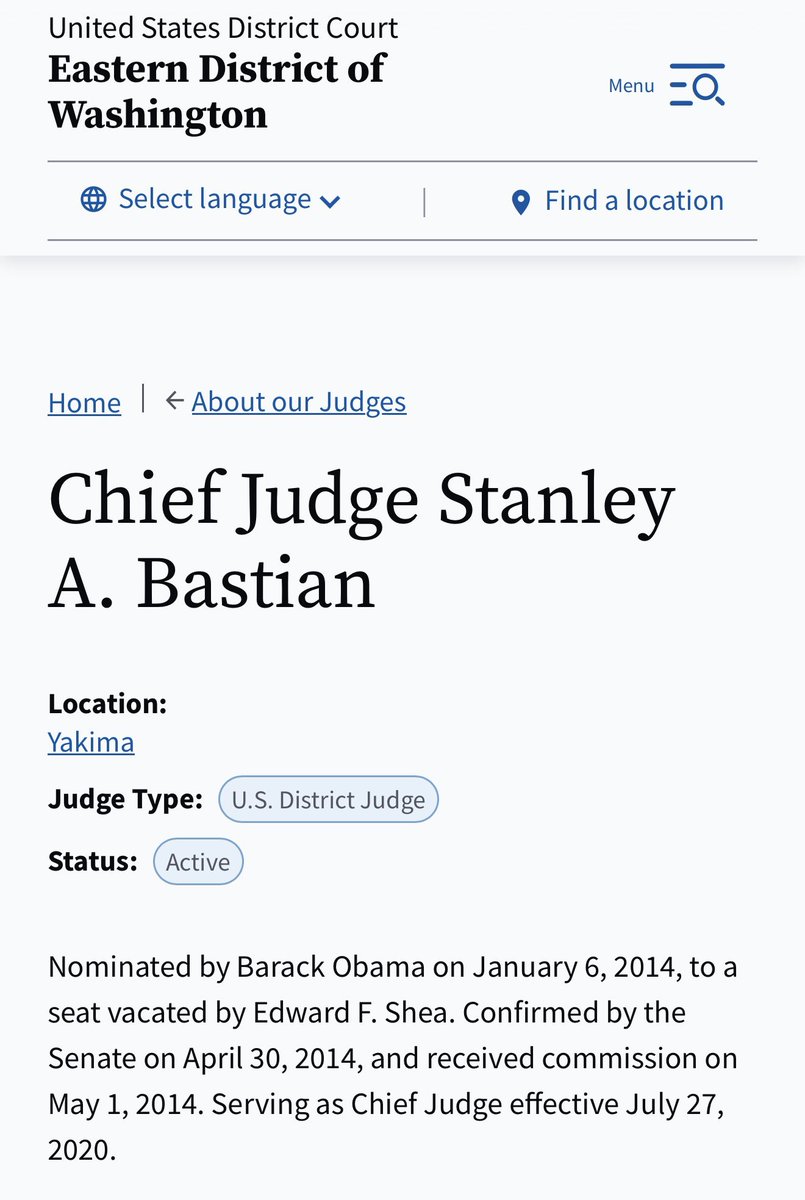 mrddmia's tweet photo. Another lawless and dangerous ruling.

Violating the separation of powers.

By another Democrat activist judge.

This time?

Seattle Obama Judge Stanley Bastian.

(Did he misspell his own name— “Stanly”—in his order?)

Democrat judges handpicked their own U.S. attorney.

The President, through his attorney general, fired him.

Under Article II of the Constitution, the President clearly has the executive power to fire Justice Department officials.

Now Judge Bastian created an unnecessary constitutional crisis by essentially ordering a coup at the Justice Department, by ordering the removal of the President’s pick and putting in Bastian’s judicial puppet.

The Ninth Circuit must fix this.

Or the Supreme Court will have to step in. 

Again.

https://t.co/eBFvfT0xz7