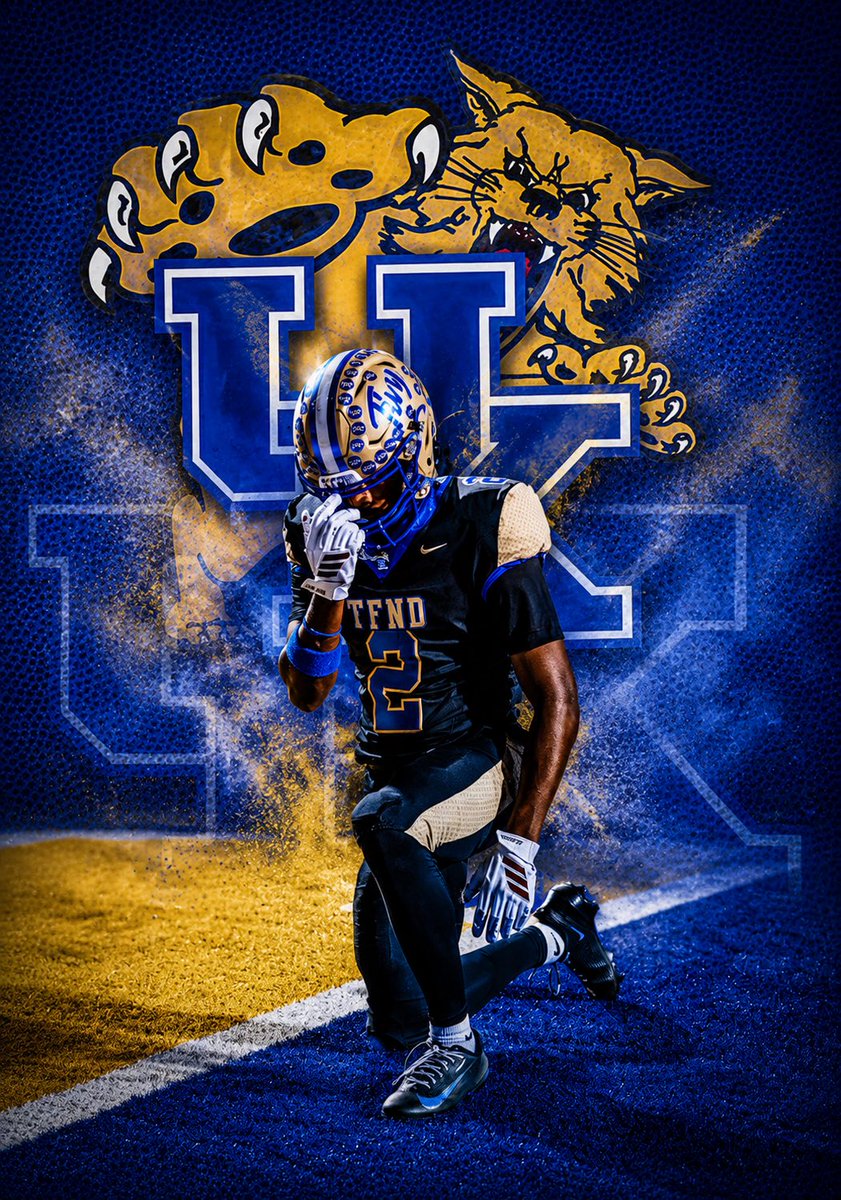 Armelinkenyon2's tweet photo. After a great conversation with @CoachJP3 I am blessed to receive an offer from @UKFootball for the opportunity to further my education and a chance to play football. #TFND #Wildcats @CoachWillStein @CoachNeill @coach_bestes https://t.co/7n9utWIjd2