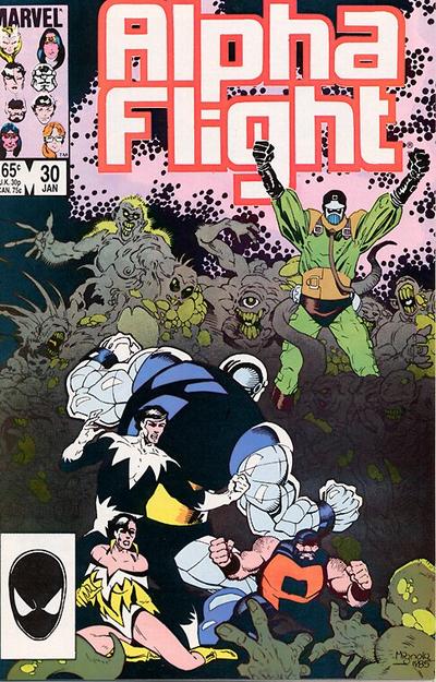 AustinGorton's tweet photo. 274 - Alpha Flight #30 - 10/1/85
Mignola's another artists who, if he's got an eligible cover is more likely than not to be picked (he beat out 2 Adams covers)
Cover by Mike Mignola. Interiors by Bill Mantlo & Mignola
#XmenADay #XMen #XFactor40 #AlphaFlight #Aurora #Northstar https://t.co/5YzO67yR7D