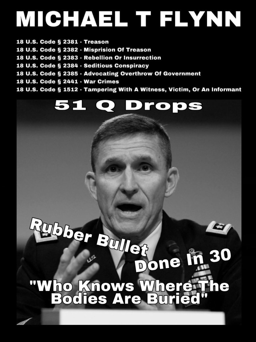 miky_maiorano's tweet photo. .@GenFlynn Q exposed you, i say you better lawyer up! 
Rubber Bullet 

https://t.co/uG6oaiKLTc https://t.co/CkG3LKGhKu