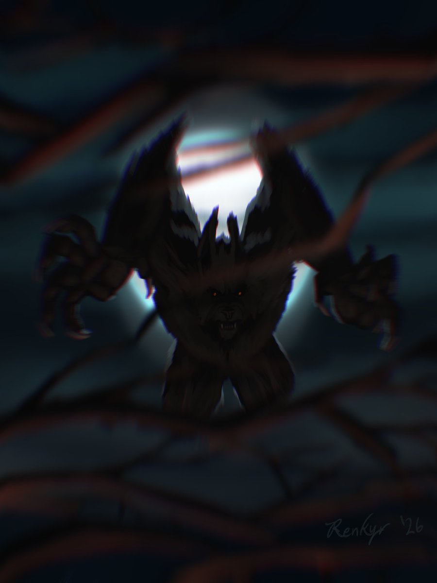 Renkyrart's tweet photo. Weretober Day 1: Wolf

Crammed last second as fast as I could to make deadline, like a true artist. https://t.co/fApVWvtrMu