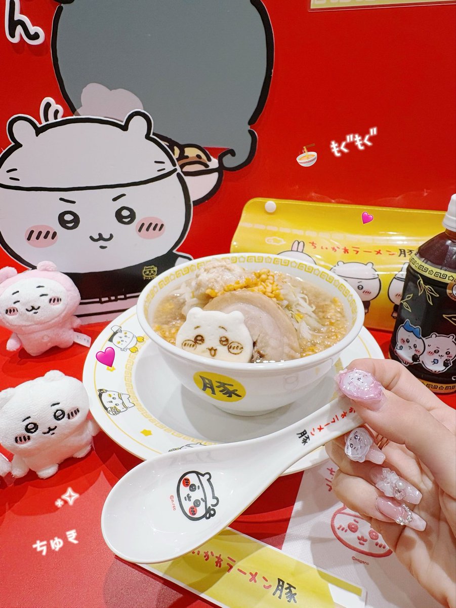 omasu_a3_omasu's tweet photo. ようやく行けた🍜 ⋆˙⟡

#ちいかわ 
#ちいかわラーメン豚 
#ちい活 https://t.co/UeXEhQE4XK