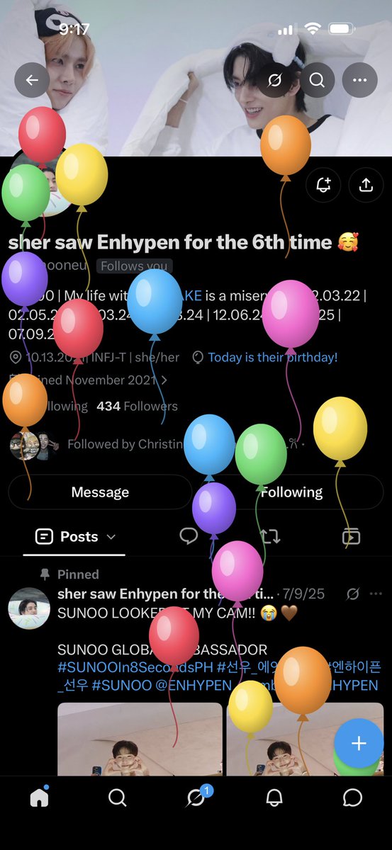kenhypen's tweet photo. @icehooneu meron pa sakin hehe happy birthday! 💓 https://t.co/lnUqvXEdIl