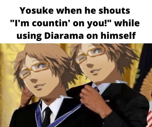 Masterphil2098's tweet photo. Classic yosuke https://t.co/09HdWD7Kbl
