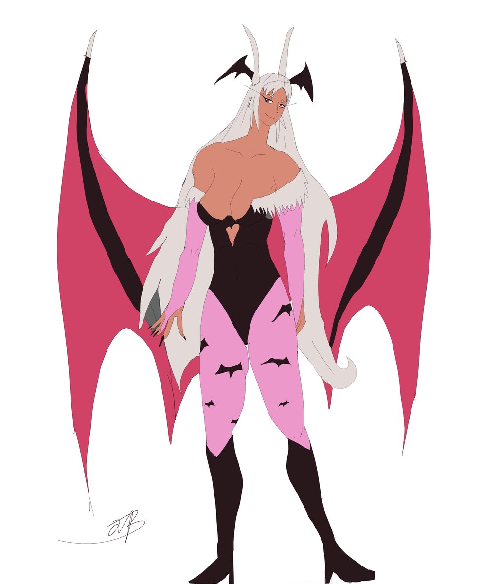 jjbrawler71523's tweet photo. #Mirkotober Day 1: Morrigan Aensland. https://t.co/QSr0eIGv8j